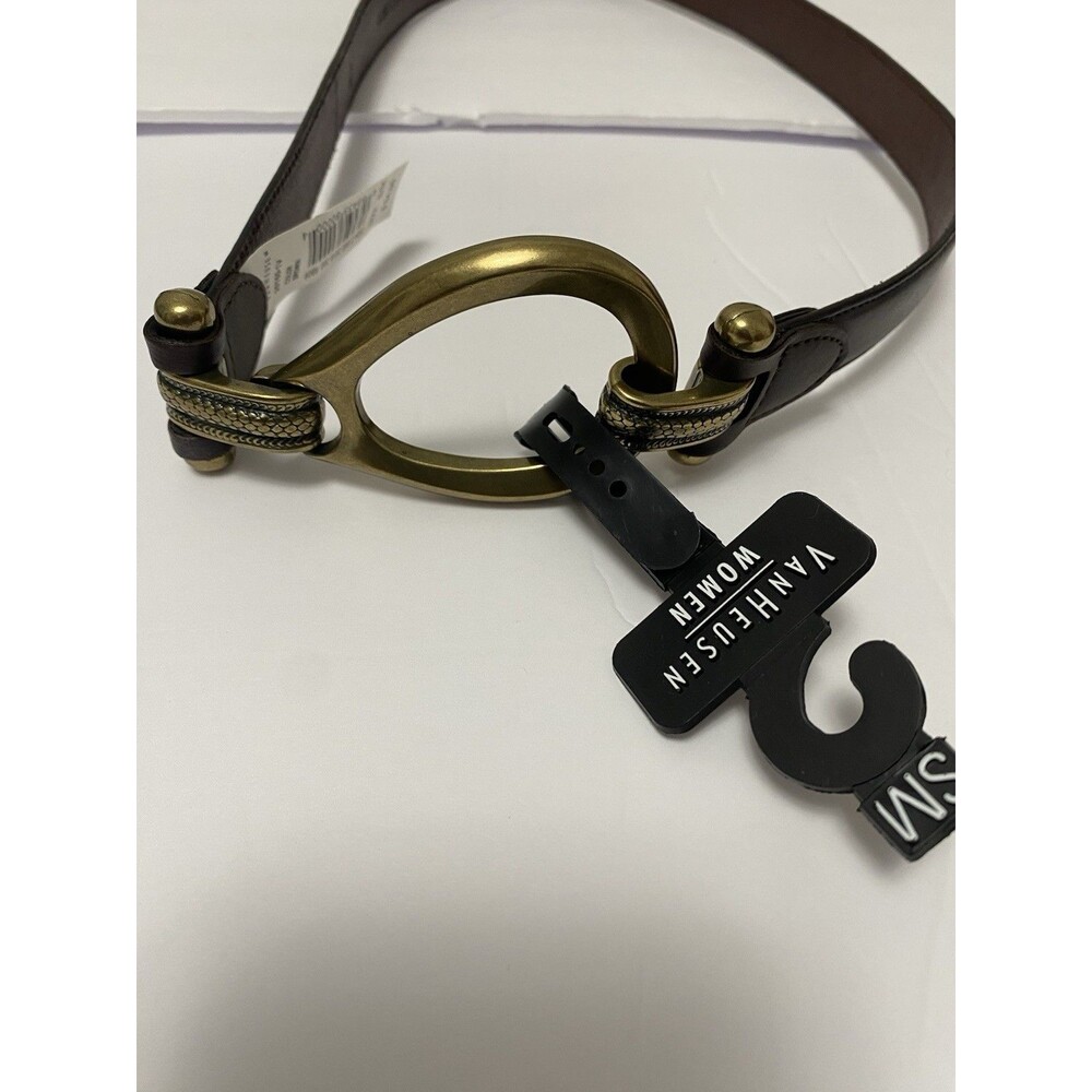 Van Heusen Brown Adjustable Leather Belt Women’s Small